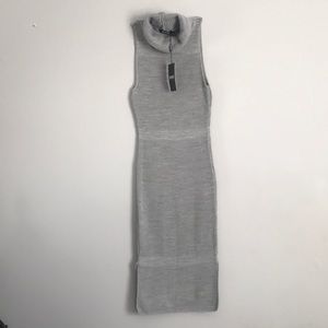Misguided NEVER WORN Gray maxi sweater dress